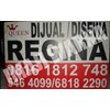 papan nama - queen property