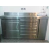 cabinet table with drawers & sink