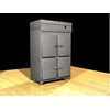 upright chiller / freezer / combination 4 doors