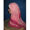 jilbab silk segi empat pink