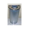 tempat sampah stainless / dust bin stainless setengah lingkaran
