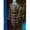 baju atasan kotak oranye