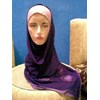 pashmina kaos ungu