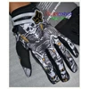 sarung tangan fox dirtpaw 06 skull black and white