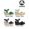 crocs hanalei wedges