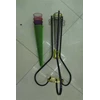 pot bunga besi