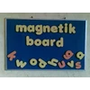 magnetik board & alfabet
