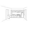 sketsa kitchen set