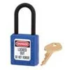 lightweight safety lockout 406 dielectric thermoplastic safety padlock, keyed different
