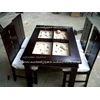 meja makan aquarium