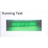 running text