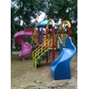 playground seluncur double ( spiral + lengkung)