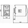 tec 2348 latching relay - 3 co contacts 10 a