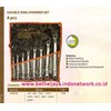 iwt double ring spanner wrench set ( mm ) 8 pcs