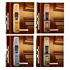 biometric fingerprint lock+ password keypad lock+ handle lock+ sliding ( bbl11)