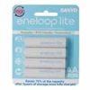 battery rechargeable aa sanyo eneloop lite ( isi 4) * gratis flashdisk kingstone 64 gb