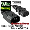 kabel power cpu - monitor