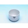 incinerating dishes cylindrical, glazed, flat bottom
