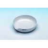 evaporating basin with spout, glazed, flat bottom