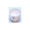crucible low form, glazed