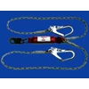 cig fall protection cig19646-1 -rope type shock absorbing lanyard ( twin tails)