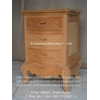 sell unfinished furniture, 3 drawer bedside - antique reproduction furniture, wooden bedside, cabinet, unfinished mahogany wood