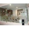 pasang kaca film sandblast, stiker cutting, kaca film riben