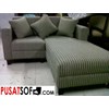 sofa l-shape standard fabric 3 seaters