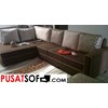 sofa l-shape standard fabric 4 seaters