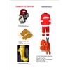 fireman suit cotton fr complete set