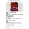 lippro 3/ 4 dr socket set @ 22 pcs japan