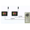 video door phone toucs screen dan handsfree color ccd sony 600 tvl indoor tablet