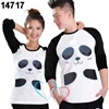 couple korea lengan panjang panda putih