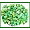 1 buah natural untreated brazilian cube cabochon emerald - batu jamrud mentahbrazil