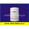 botol pro round hdpe 60 ml kemasan 30 kapsul dengan tutup segel