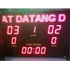 score board/ papan score untuk footsal dan game olahraga