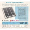square frames and grates