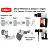 shear wrench and simple torqon - tone maeda metal industries ltd.
