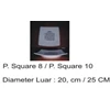 piring keramik kotak ( piring square)