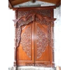 gebyok pintu gapura ukir jati antik kasunanan