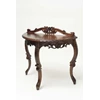 acanthus leaf demilune table