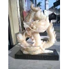 patung naga engkel batu onix