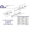 motor hidrolik, hydraulic motor, axial piston motor truk mixer / truk molen seri mf 22 dan mf 23 dan spare parts-1