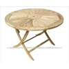 high quality outdoor garden radiant round folding table