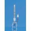 glass density bottle calibrated with thermometer