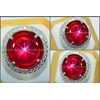 elegant hot pigeon blood star ruby crystal mulus - rbs 236