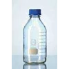 duran* laboratory bottle with din thread, graduated, pp blue scew cap, pp pouring ring, iso 4796, clear 750ml