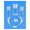 duran* triple neck, round bottom flask, parallel side neck capacity: 500ml center/ ns: 29/ 32 side neck/ ns: 19/ 26 d/ mm: 105