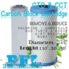 cto cct carbon block filter cartridge briquette