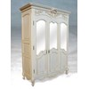 lemari ukir french style arf3d-m dengan 3 pintu dan kaca